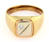 Ring Forever Gioielli Man ANELLO ORO in Gold Diamante 0.05 Ct FGCO00442 - FGCO00442